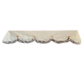 Beige Rustic Lace Piano Half Cover Dustproof Piano Cover Towel Upright Piano Cover Piano Cover Cloth