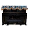 Vintage Piano Cover Piano Cloth Upright Piano Dust Cover Gold Stamping Flannel