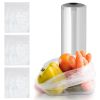 Plastic Produce Bags Roll of 250 pcs, 14" x 20" Clear Plastic Bags for Food Storing and Transporting