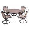 [Only for Pickup] 5 Piece Outdoor Dining Set Patio Furniture
