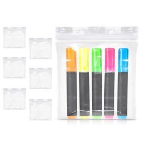 Clear Plastic Reclosable Zipper Bags, 6 x 6 Inch. Pack of 1000 Resealable Plastic Bags. High Clarity Polypropylene Reclosable Zip Bags