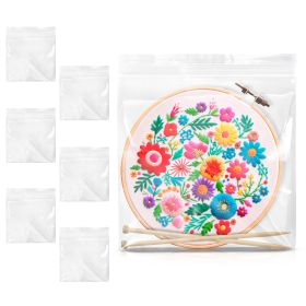 Clear Plastic Reclosable Zipper Bags, 8 x 8 Inch. Pack of 1000 Resealable Plastic Bags. High Clarity Polypropylene Reclosable Zip Bags