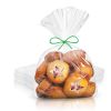 Gusseted Plastic Bread Bags 10 x 8 x 24, Plastic Bread Storage Bags 1000 Pack, PE 1 Mil Clear Gusseted Plastic Bags, Waterproof Bread Storage Bags
