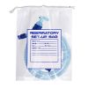 Pack of 500 Respiratory Setup Bags 12 x 16. Low Density Polyethylene Drawstring Bags 12x16. Poly Bags for Transporting and Storage. 2 mil Thickness. P