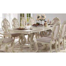 ACME Ragenardus Dining Table in Antique White 61280