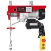 VEVOR Electric Hoist Crane Winch 440 lbs 328 ft Wireless & 14 ft Wired Remote