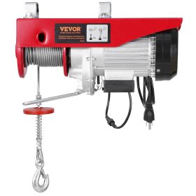 VEVOR Electric Hoist Crane Winch 1760 lbs with 328 ft Wireless Remote Control
