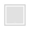 30 x 30 Inch LED Bathroom Mirror with Front and Backlight, Wall Mounted Vanity Mirror with Aluminum Frame, Anti-Fog, Memory, 3 Colors