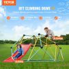 VEVOR Climbing Dome, for Kids 3 to 9 Years Old, 8FT Geometric Dome Climber with Slide,Jungle Gym Supports 600LBS and Easy Assembly, with Climbing Grip