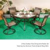 [Only for Pickup] 5 Piece Outdoor Dining Set Patio Furniture