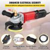 VEVOR Wet Buffer / Polisher, Variable Speed 8 pcs Kit, Extra 4" & 5" Diamond Polishing Pads , Buffing Machine w 59" Pipe Adapter & Splash Shield