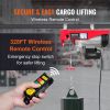 VEVOR Wireless Electric Hoist, 440 lbs 110V Electric Steel Wire Winch with Wireless Remote Control