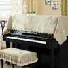 Embroidered Spring Bird Textile Piano Dust Cover Half Upright Piano Cover Cloth Keyboard Cover