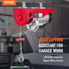 VEVOR Electric Hoist, 1320 lbs Lifting Capacity, 1150W 110V Electric Steel Wire Winch with Wireless Remote Control