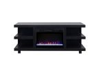 Laurel Canyon 65 inch Fireplace TV Stand for TVs up to 75 inches, Minimal Assembly, Clove Finish