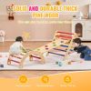 VEVOR Pikler Triangle Set, 5 in 1 Toddler Climbing Toys Indoor Playground, Large Size Wooden Climbing Gym for Toddlers 1-3 Years