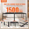 VEVOR 18 Inch Full Metal Bed Frame Platform, No Box Spring Needed