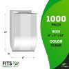 Plastic Bread Bags 4 x 2 x 12 Inch. Bread Storage Bags 1000 Pack. PE 1 Mil Clear Gusseted Plastic Bags