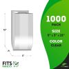 Gusseted Plastic Bread Bags 5 x 3 x 15, Plastic Bread Storage Bags 1000 Pack, PE 1 Mil Clear Gusseted Plastic Bags, Waterproof Bread Storage Bags