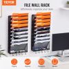 VEVOR File Wall Rack, Two-Piece 10 Pockets Mesh Wall File Holder, Wall Mounted Magazine Mail Paper & Document Storage Folder