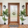 Indoor leaf simulation 160CM single rod loose tail sunflower 11 leaf pot traveler simulated artificial plant new high-end market 1pcs/set
