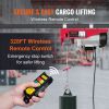 VEVOR 880lbs Wireless Remote Control Electric Hoist ,Electric Hoist with Remote Control 110 volt
