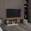 Virgil Tv Stand 60" TV Capacity,2 Doors, 4 Shelves