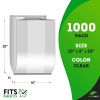 Gusseted Plastic Bread Bags 10 x 4 x 20, Plastic Bread Storage Bags 1000 Pack, PE 1 Mil Clear Gusseted Plastic Bags, Waterproof Bread Storage Bags
