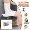 VEVOR Urea-formaldehyde Folding Shower Seat, 13.6'' x 12.8'' Unfolded, Wall Mounted Fold Up Shower Bench with 450 lbs Load Capacity