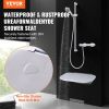 VEVOR Urea-formaldehyde Folding Shower Seat, 13.6'' x 12.8'' Unfolded, Wall Mounted Fold Up Shower Bench with 450 lbs Load Capacity