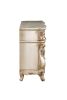 ACME Gorsedd Dresser in Marble & Antique White 27445