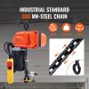 VEVOR Electric Chain Hoist, 330 lbs Load Capacity, 10 ft Lifting Height, 10 ft/min Speed, 120V, Single Phase Overhead Crane with G80 Chain