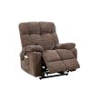 Liyasi Electric Power Lift Recliner Chair with 2 Motors Massage and Heat for Elderly, 3 Positions, 2 Side Pockets, USB Charge Ports