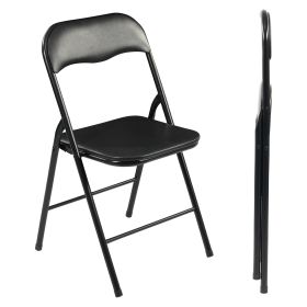 Only Supports Self Pickup  Pack Of 2 Steel Frame Metal Foam Padded Folding Chairs For Kids, Green-Red (Color: black)