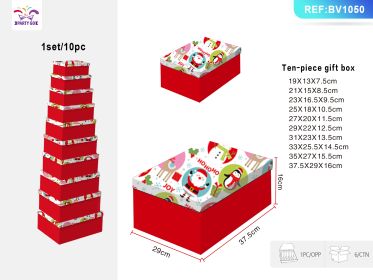 Christmas Ten Piece Gift Box Set (Option: E)
