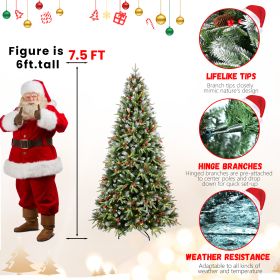 PVC Christmas Tree, Christmas Decorations (Option: Half of 15ft)