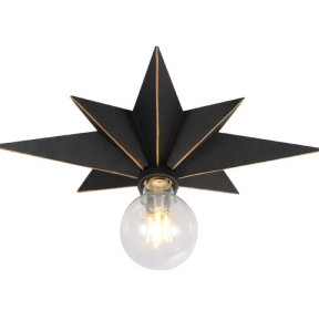 Flush-mounted Luminaires Unavailable Platforms- Welfel (Color: black)