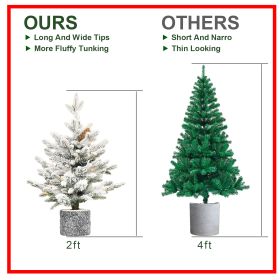 PE, PVC Christmas Tree, Christmas Decorations (Option: 2FT)