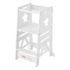 VEVOR Tower Step Stool, 3-Level Height Adjustable Toddler Step Stools for Kids