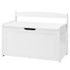 VEVOR Wooden Toy Chest for Kids, Toddler Toy Storage Box with Flip-Top Lid and Safety Hinge