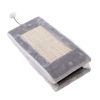 Portable Pet Scratcher Foldable Sisal Triangle Climbing Pad Cat Fur Climbing Frame