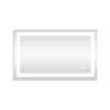 Frameless Rectangular LED Light Bathroom Vanity Mirror
