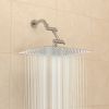 8in. * 8in. Ceiling Mount High Pressure Rainfall Shower Head, 360 Degree Adjustable Square Rain Shower Head, Oil Rubber Bronze, Chrome, Gold